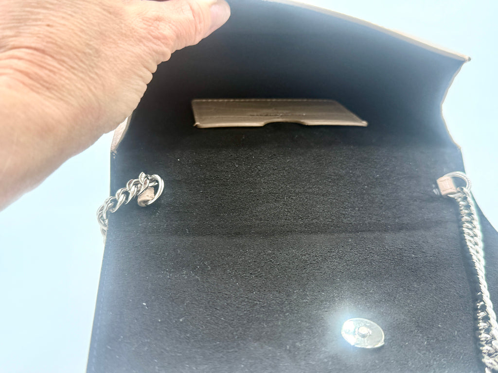 Alexander McQueen Skull Croc Embossed Shoulder Bag - Pre Owned Authentic