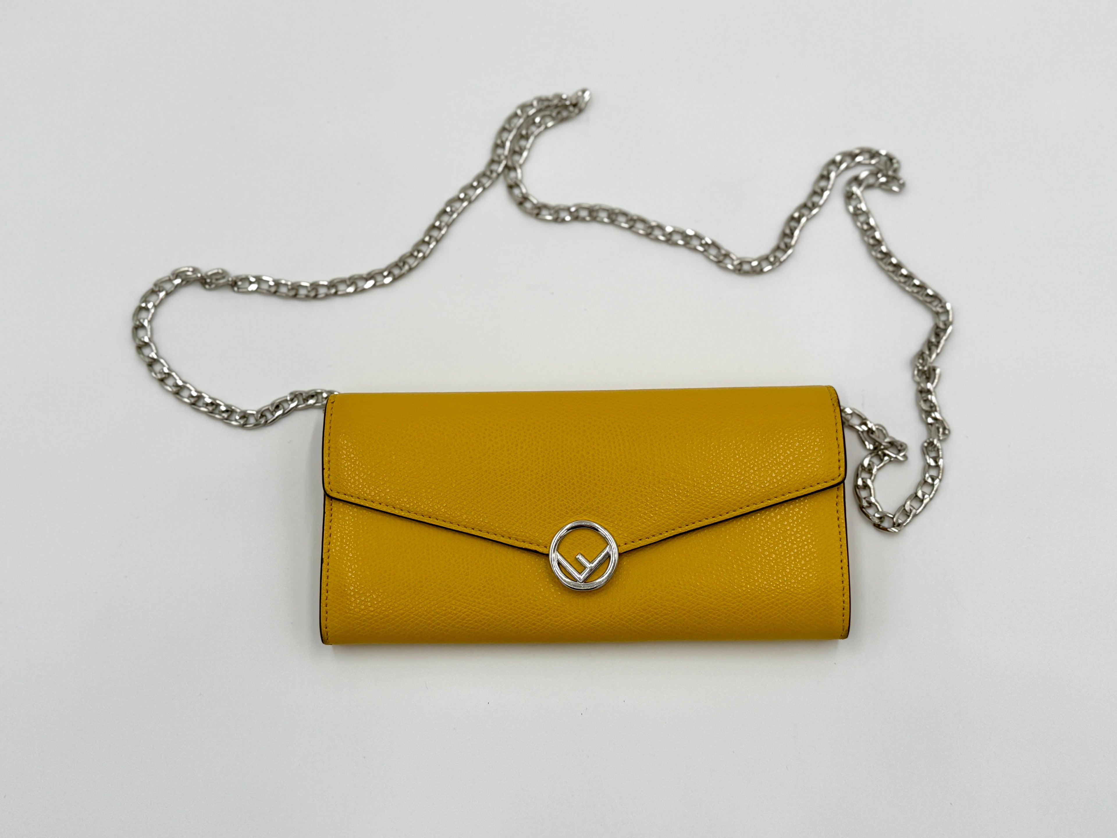 Pre-Owned Fendi Wallet With Box, Dustbag and Chain - Authenticated