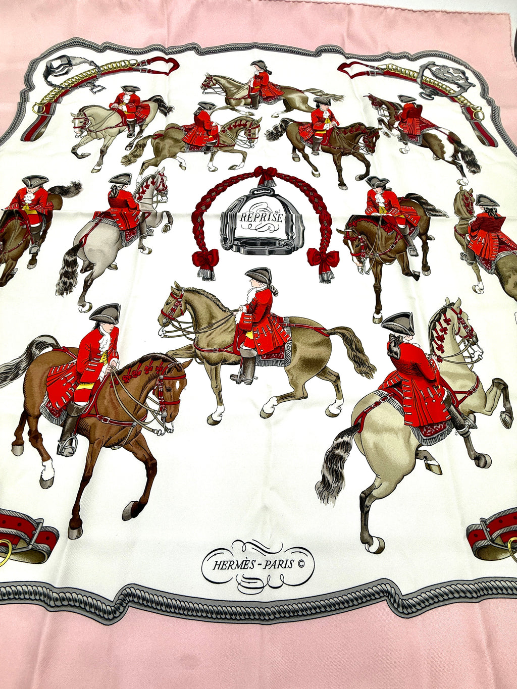 Hermès "Reprise" Silk Scarf by Phillipe Ledoux - Pre Owned Authentic