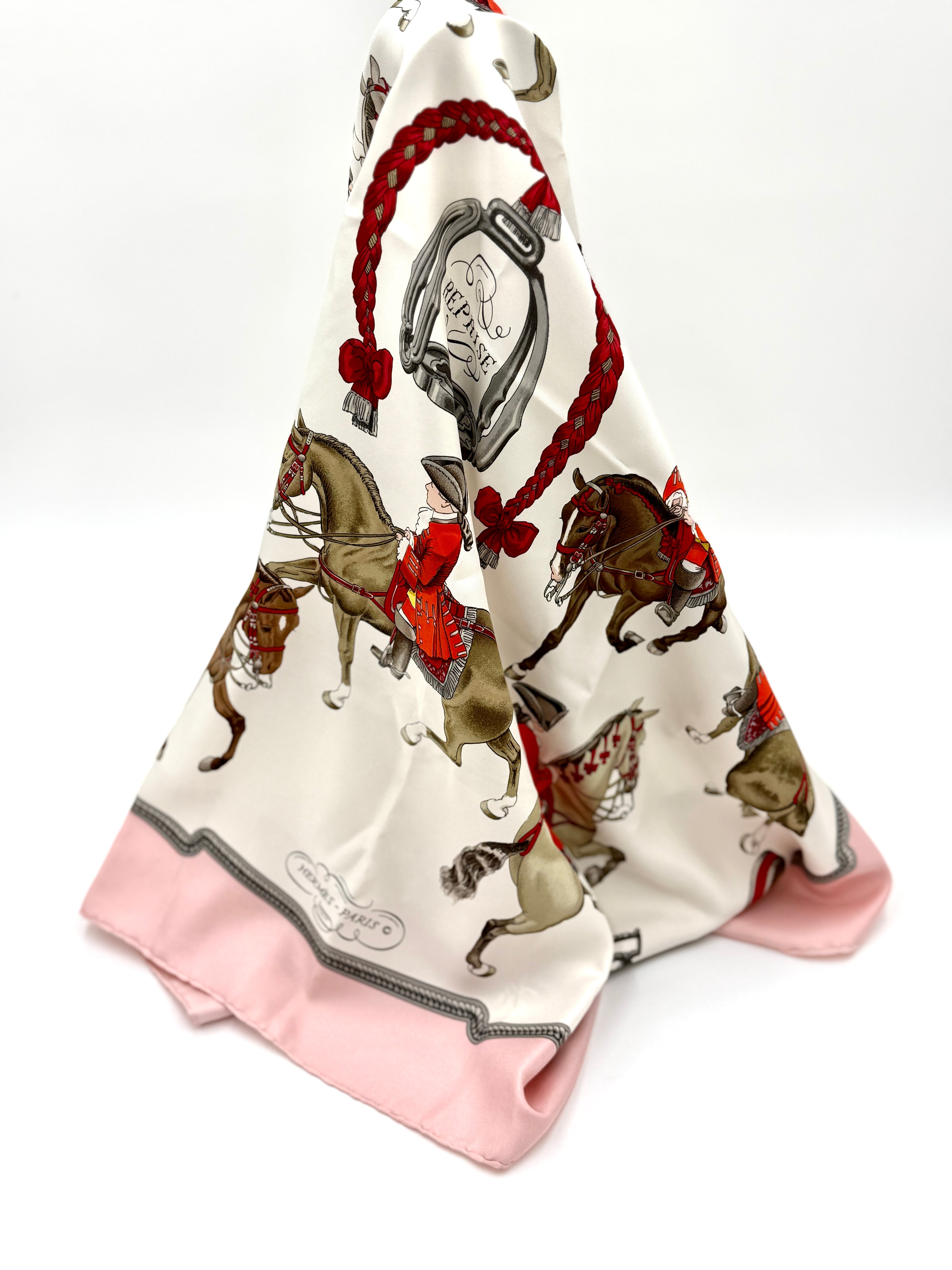 Hermès "Reprise" Silk Scarf by Phillipe Ledoux - Pre Owned Authentic