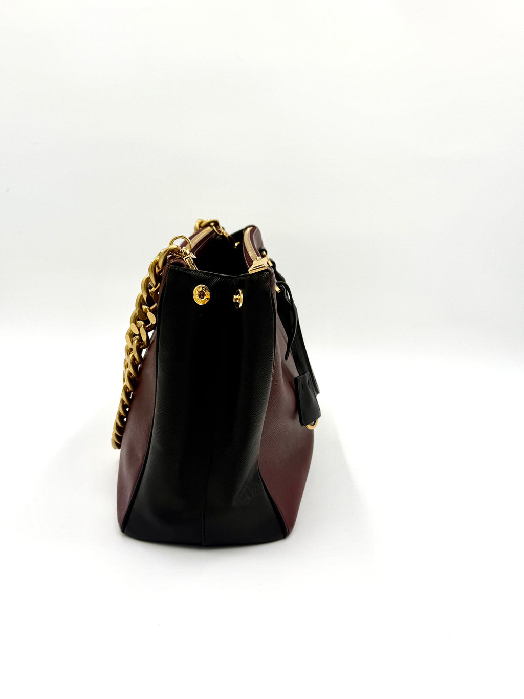 Prada Saffiano Leather Galleria Double Zip Tote - Pre Owned Authentic