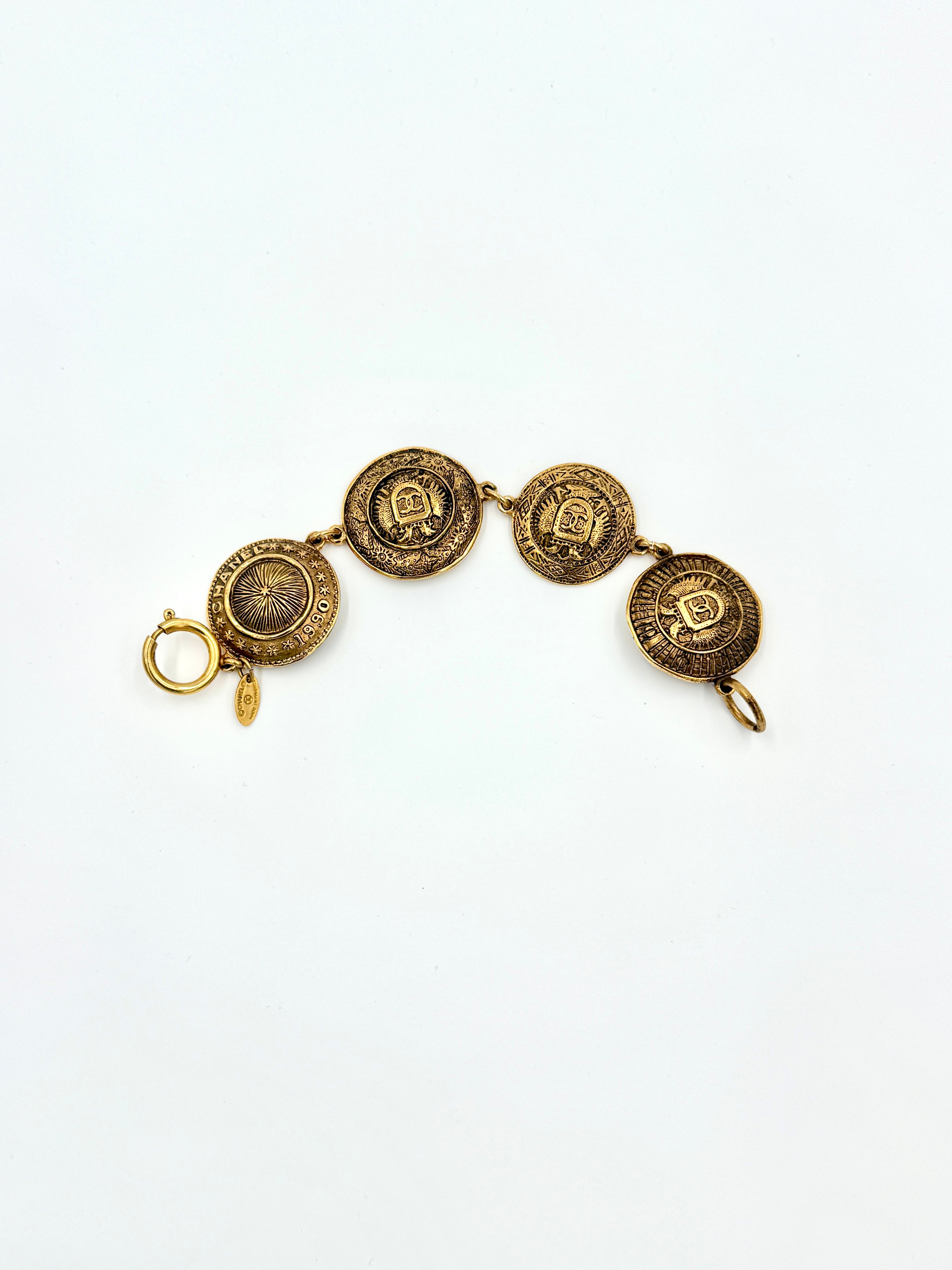 Chanel Vintage 31 Rue Cambon Medallion Bracelet - Pre Owned Authentic