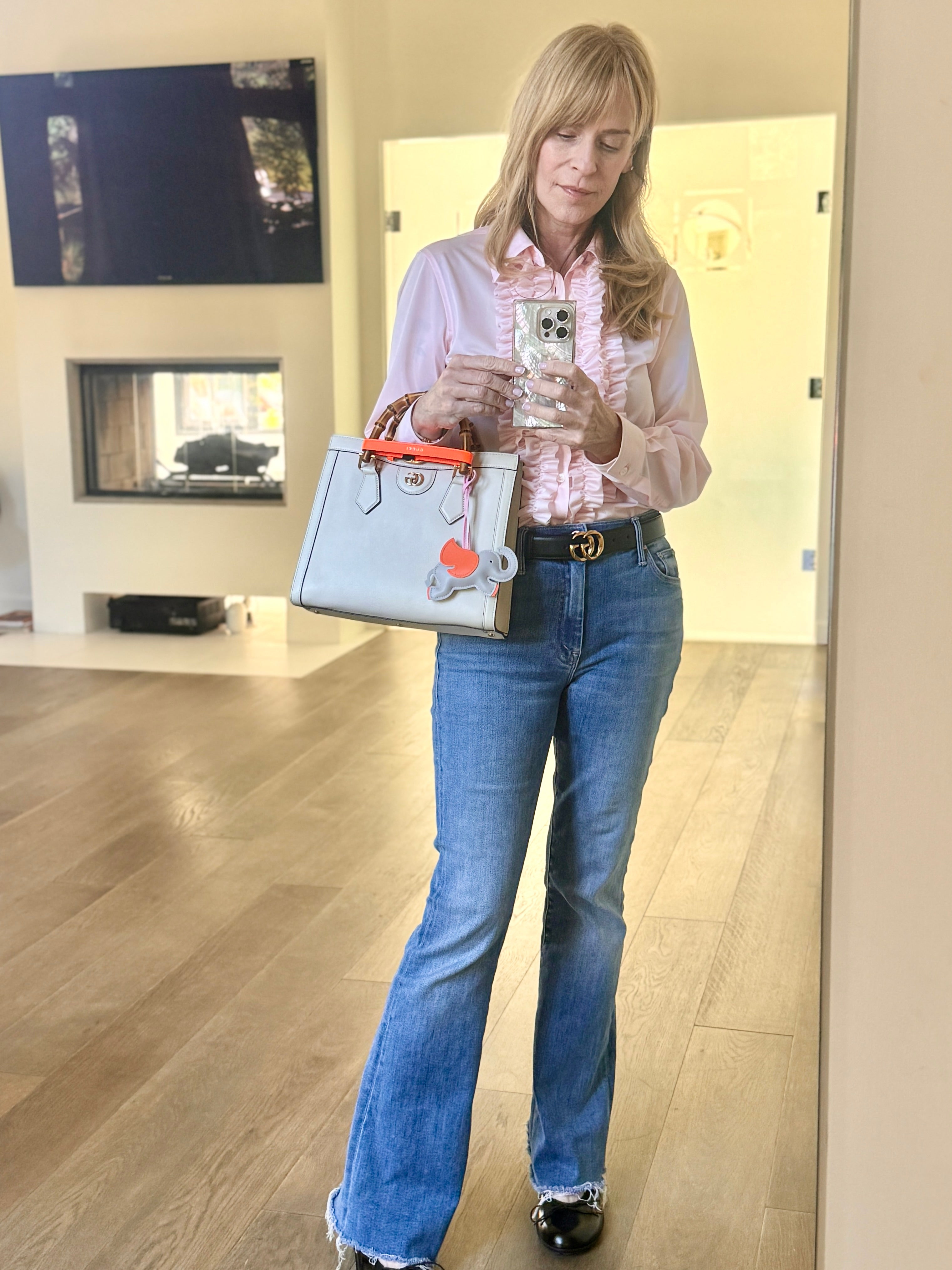 Pre-Owned Gucci Diana Bag Cream - Authenticated