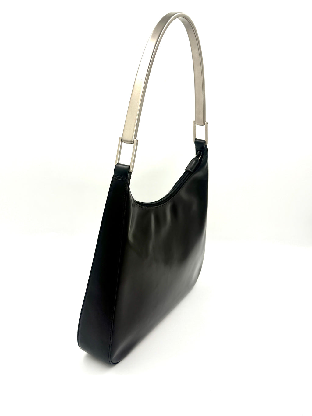 Prada Vitello Metallo Cleo Shoulder Bag - Pre Owned Authentic