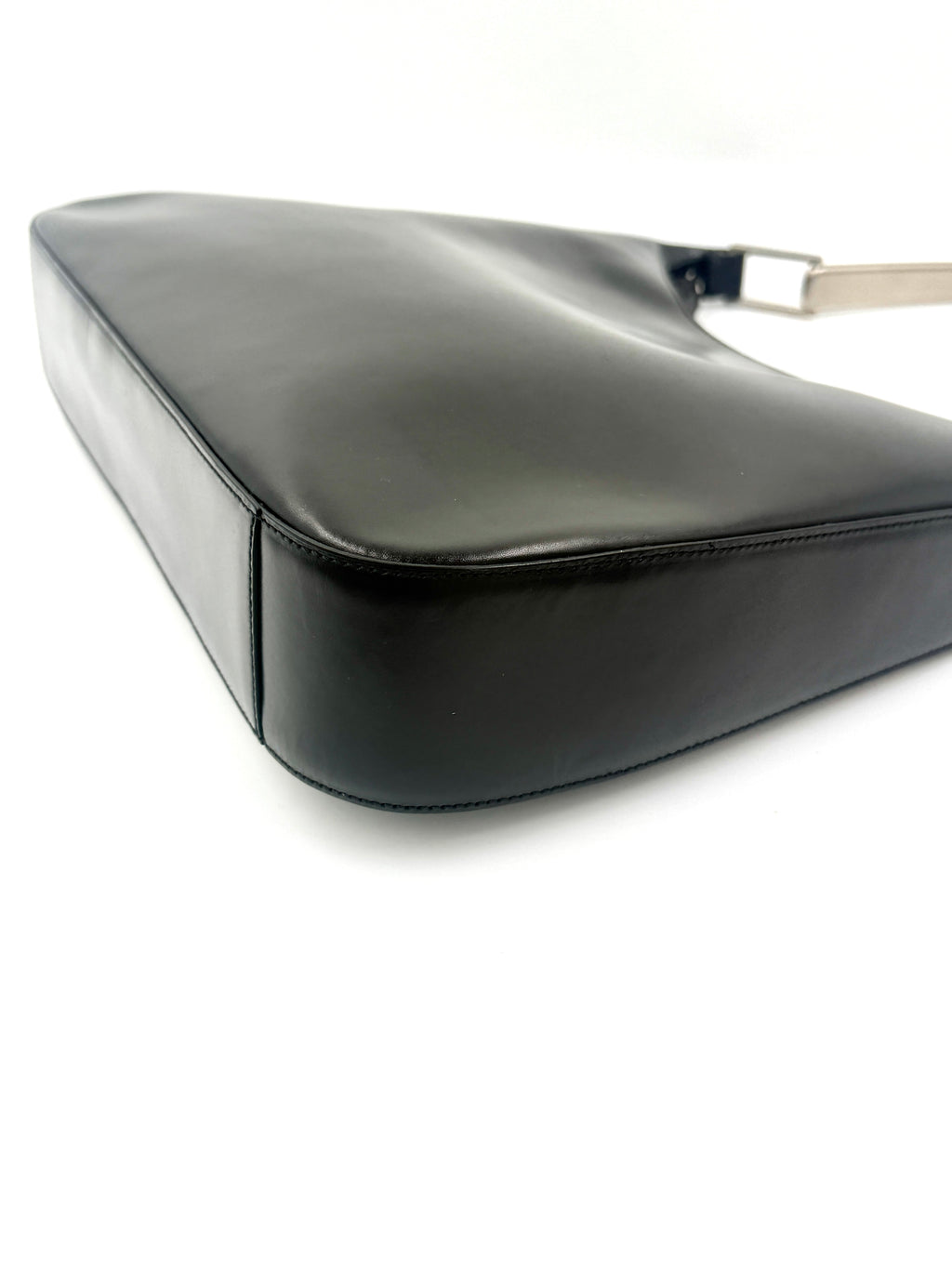 Prada Vitello Metallo Cleo Shoulder Bag - Pre Owned Authentic