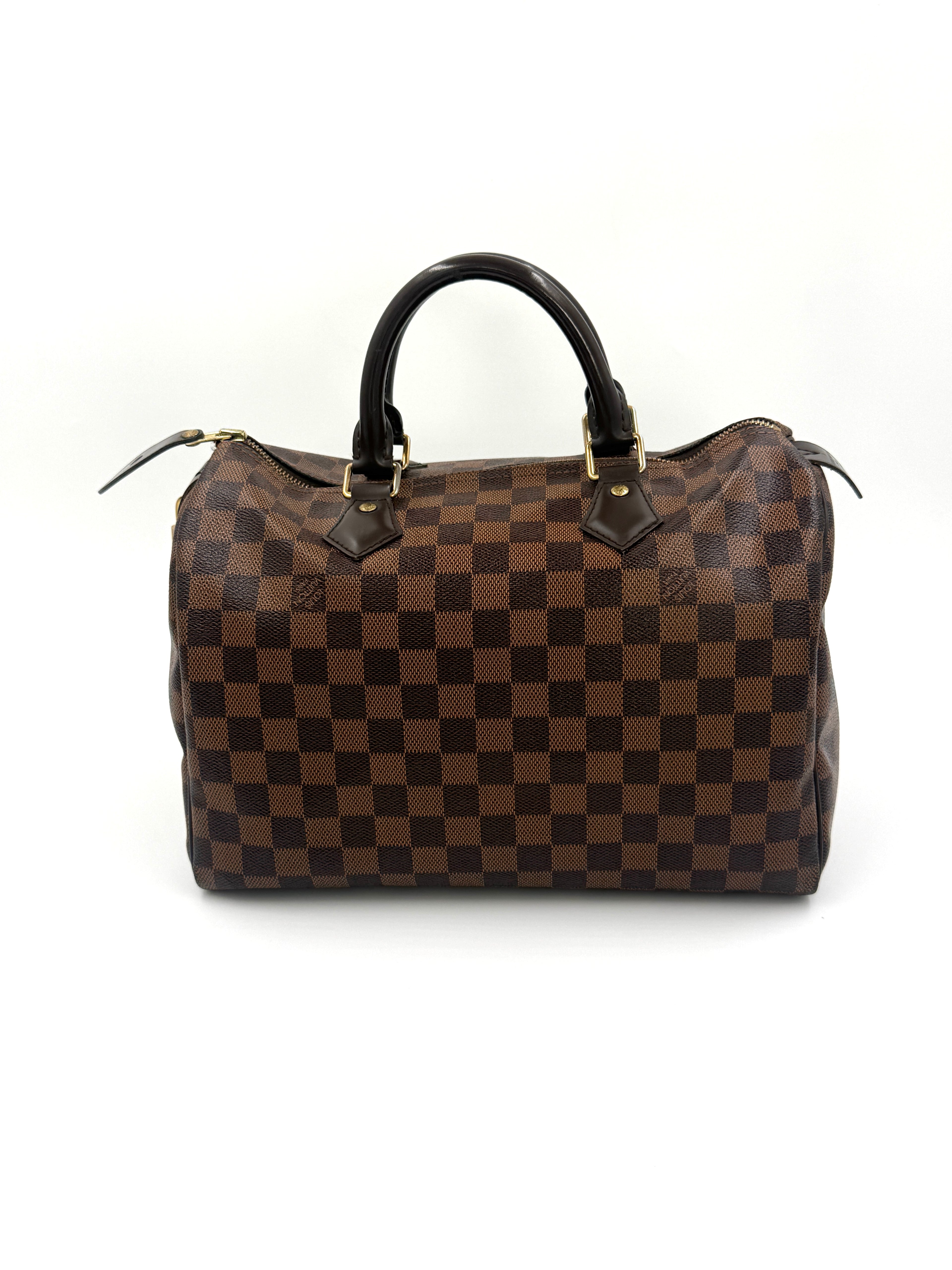 Louis Vuitton Speedy 30 Damier Ebene - Pre Owned Authentic