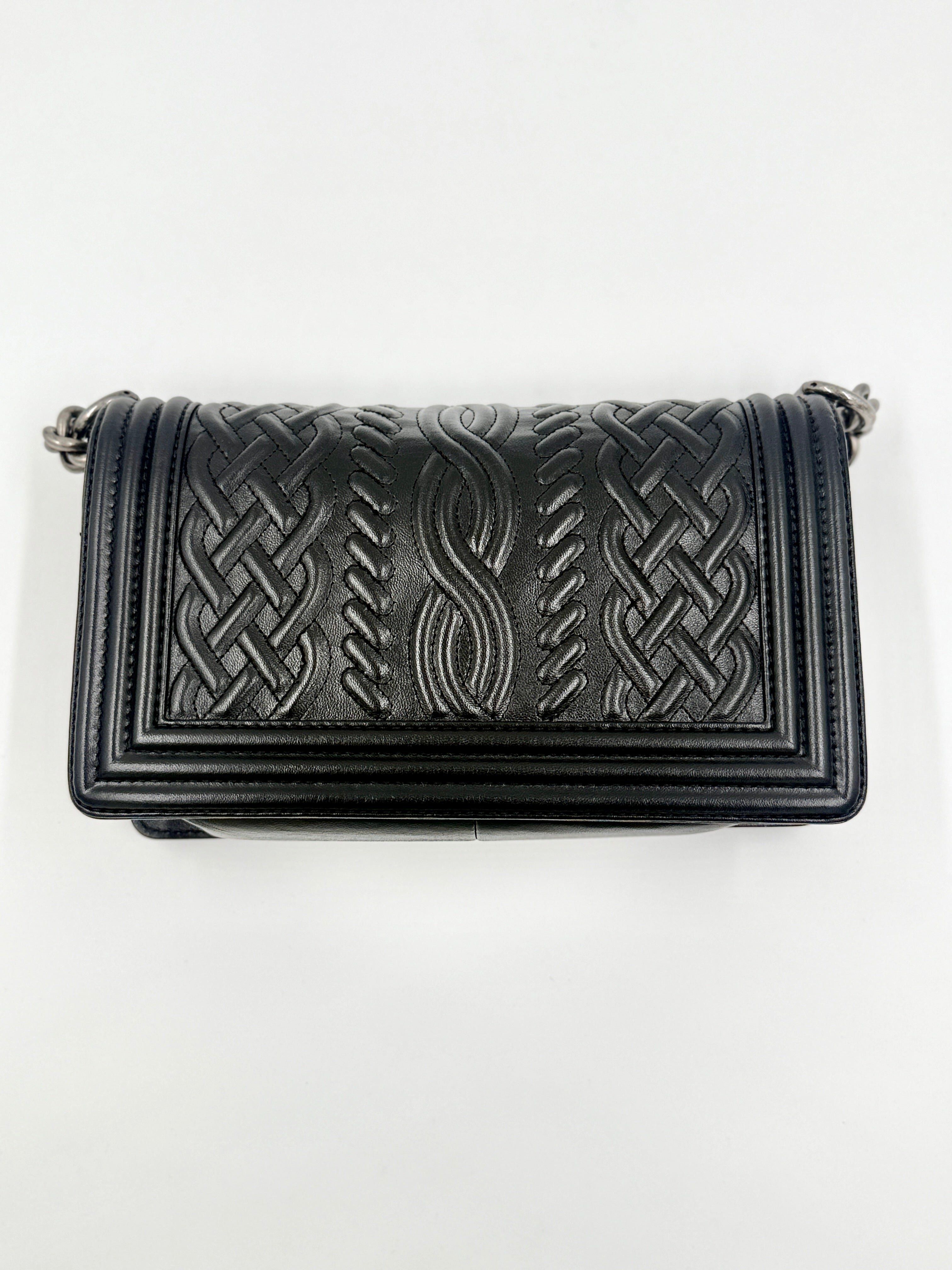 Chanel Paris-Edinburgh Medium Boy Bag, Limited Edition Metiers d'Art - Pre Owned Authentic