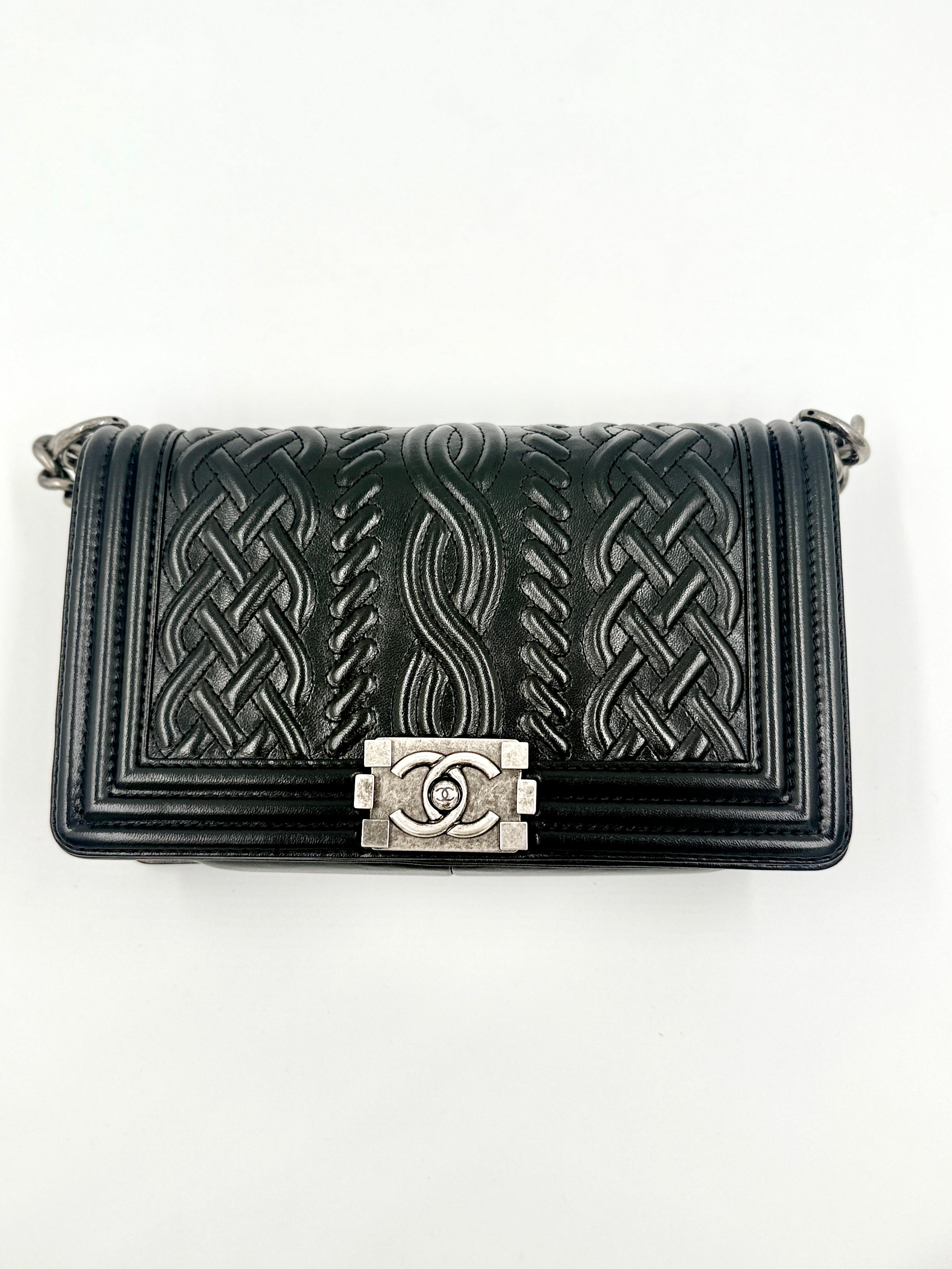 Chanel Paris-Edinburgh Medium Boy Bag, Limited Edition Metiers d'Art - Pre Owned Authentic