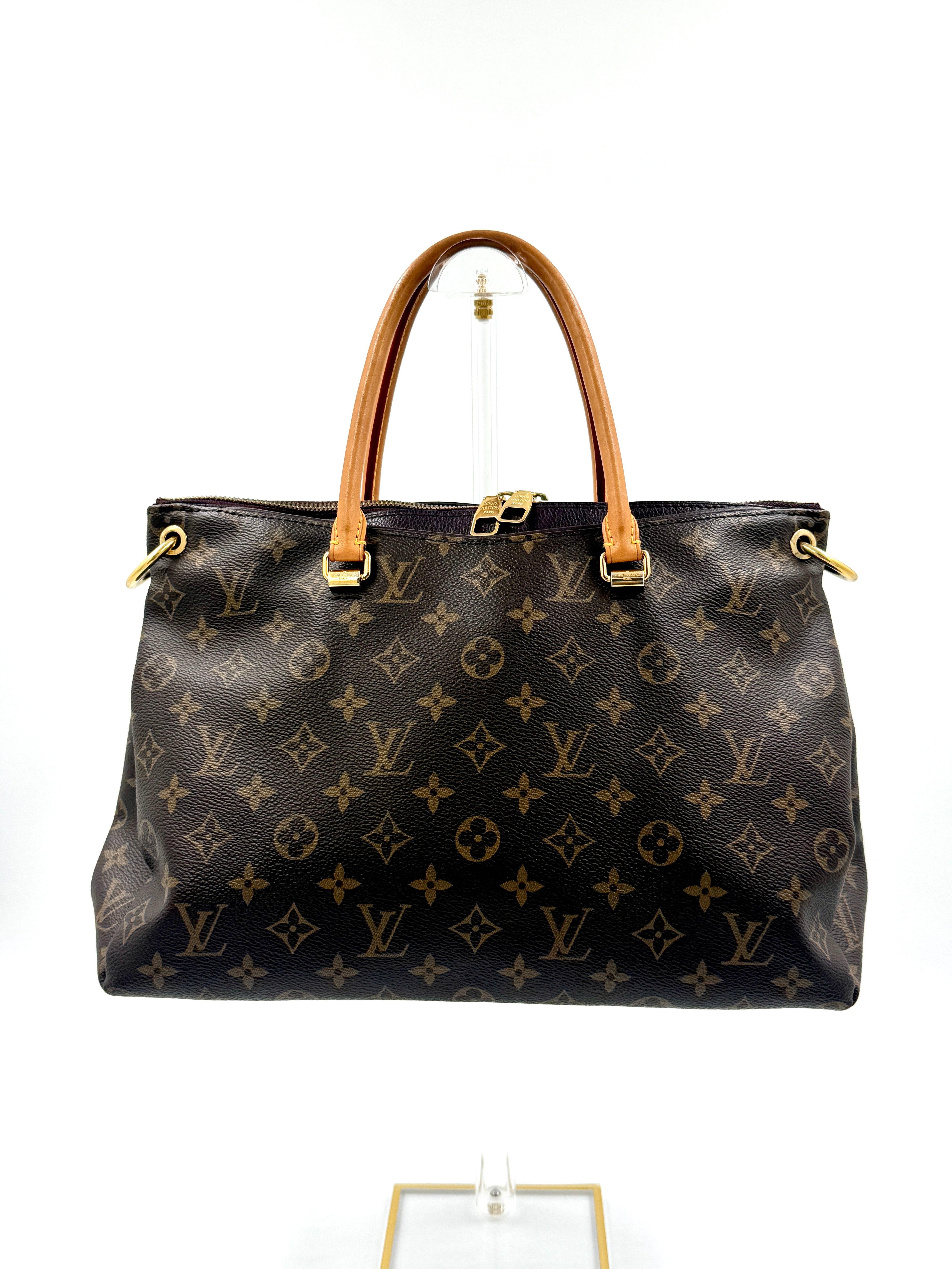 Louis Vuitton Monogram Canvas Pallas Convertible Tote MM - Pre Owned Authentic