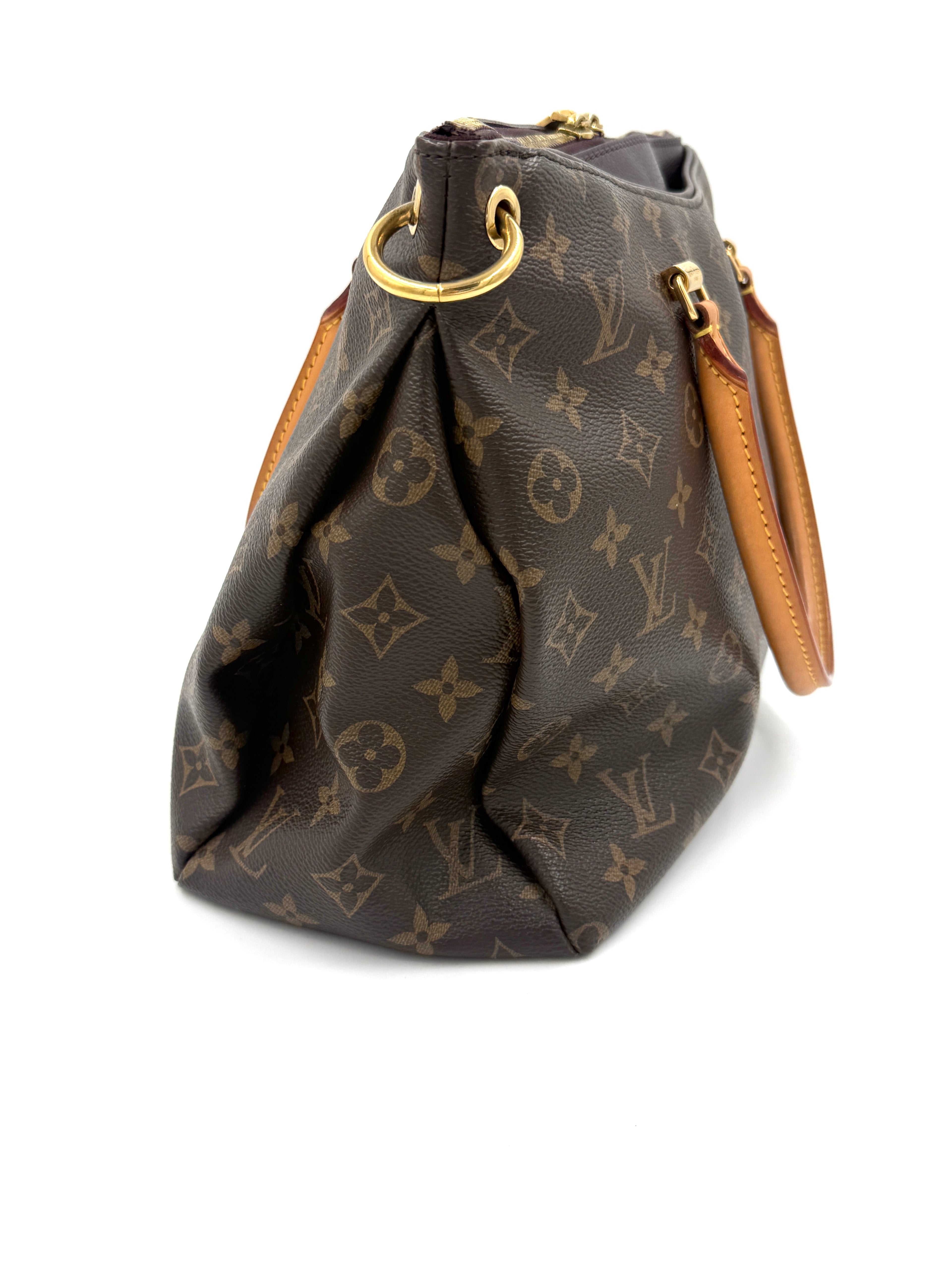 Louis Vuitton Monogram Canvas Pallas Convertible Tote MM - Pre Owned Authentic