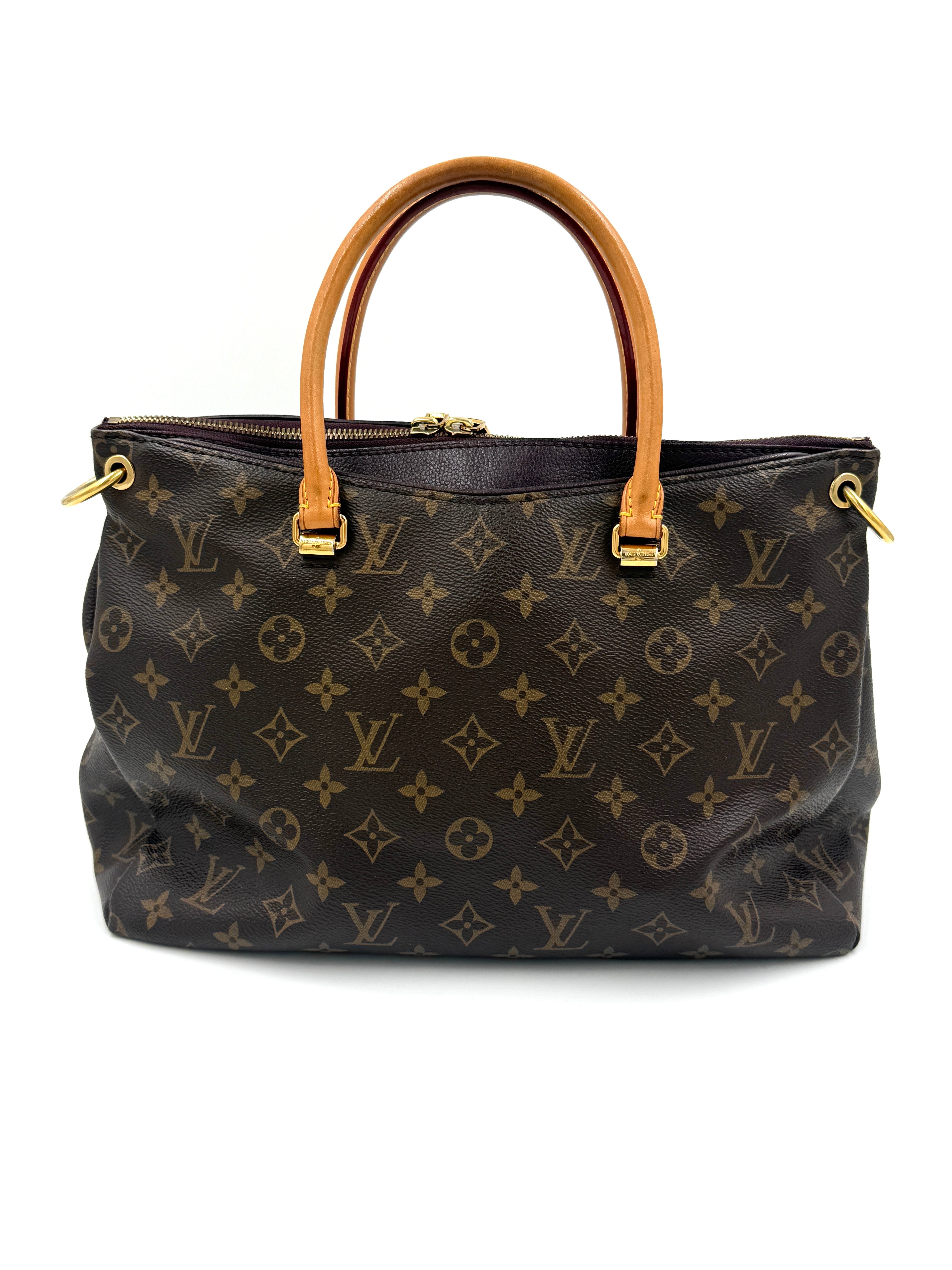 Louis Vuitton Monogram Canvas Pallas Convertible Tote MM - Pre Owned Authentic