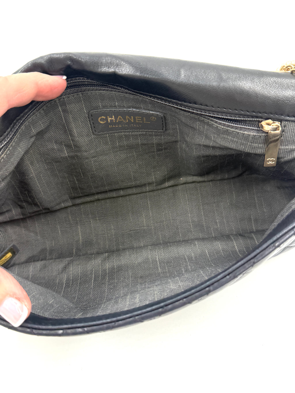 Chanel Westminster Bag Black Lambskin with Pearl Details - Pre Owned Authentic