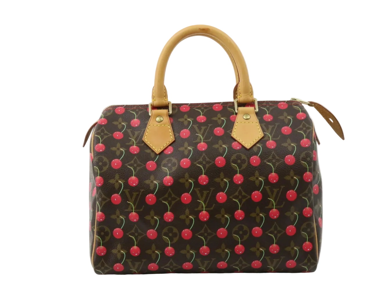 Pre-Owned Louis Vuitton Murakami Cherries Speedy 25 - Authentic