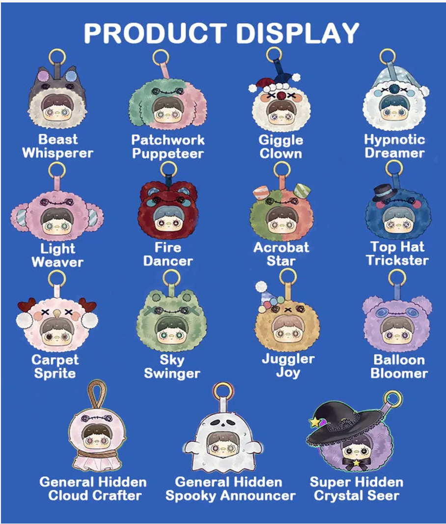 Maymei Crazy Circus Blind Box Bag Charms