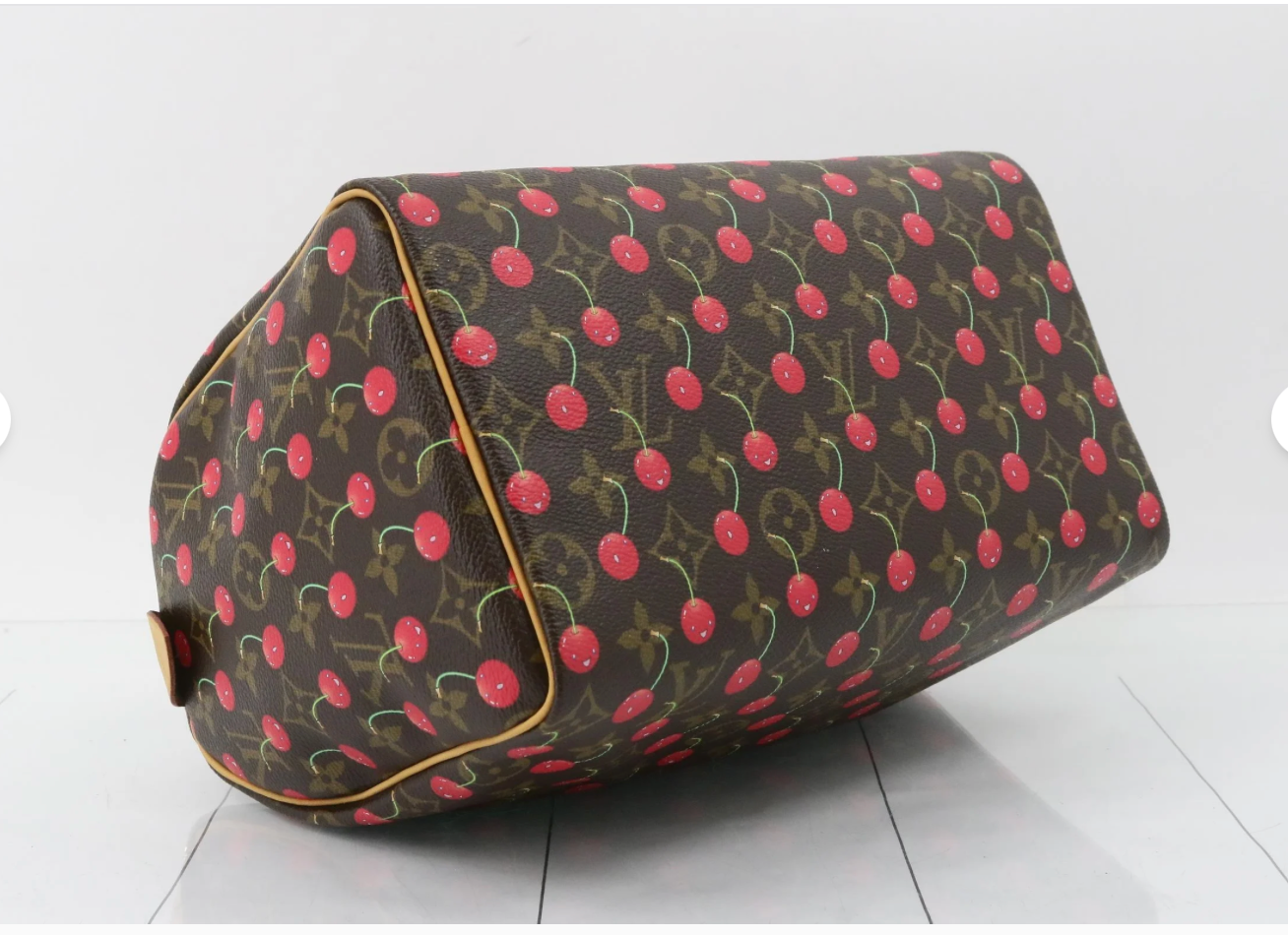 Pre-Owned Louis Vuitton Murakami Cherries Speedy 25 - Authentic