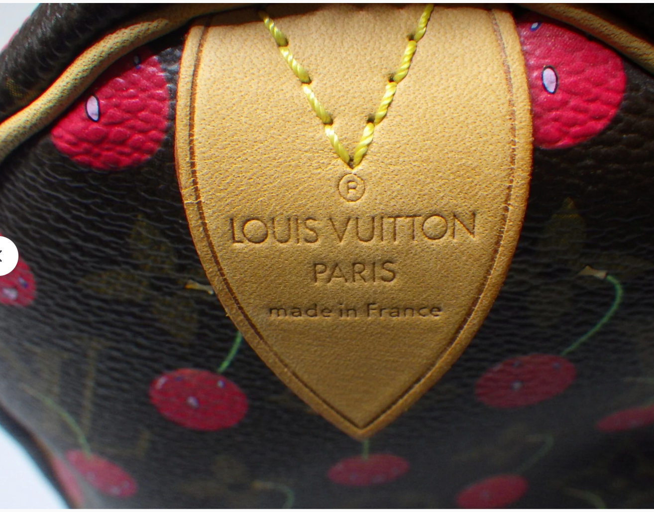 Pre-Owned Louis Vuitton Murakami Cherries Speedy 25 - Authentic