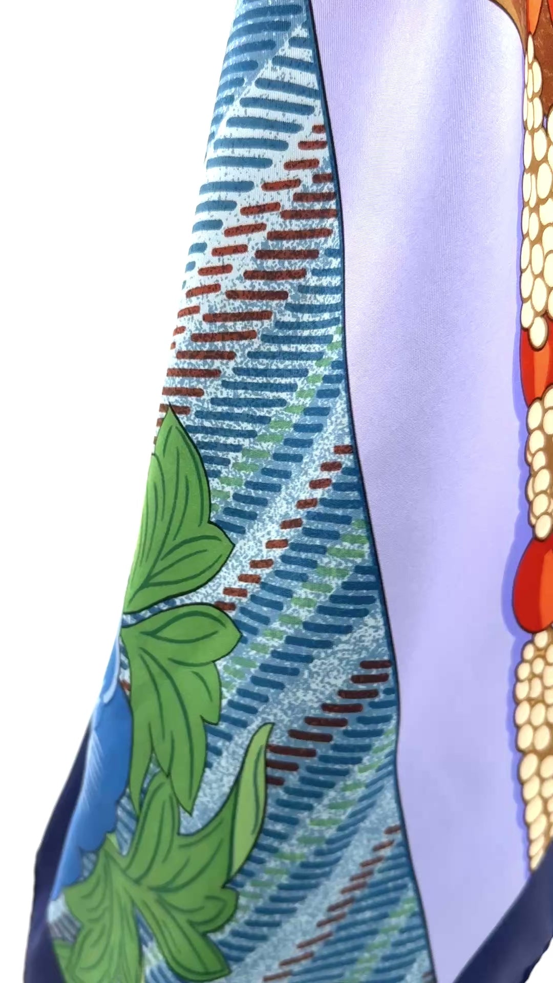 Hermès Caty Latham "Tibet II" Silk Scarf 1999 - Pre Owned Authentic