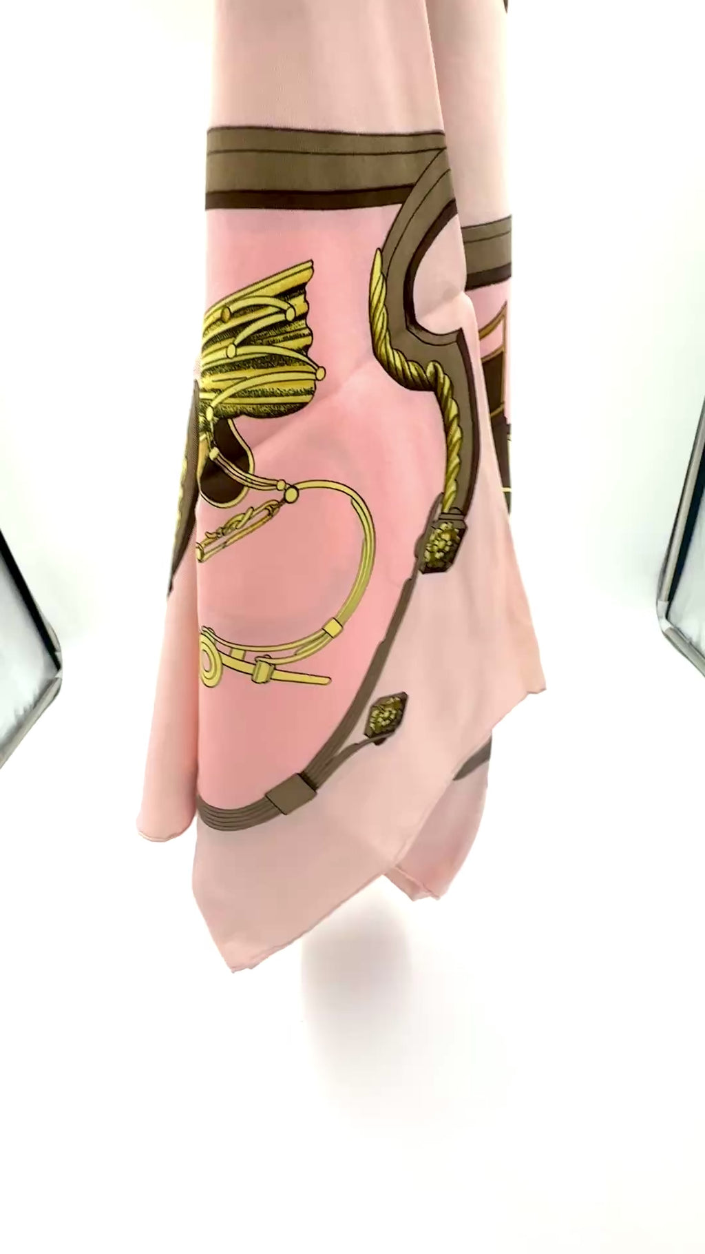 Hermès Philippe Ledoux "Springs" Vintage Silk Scarf 1974 - Pre Owned Authentic