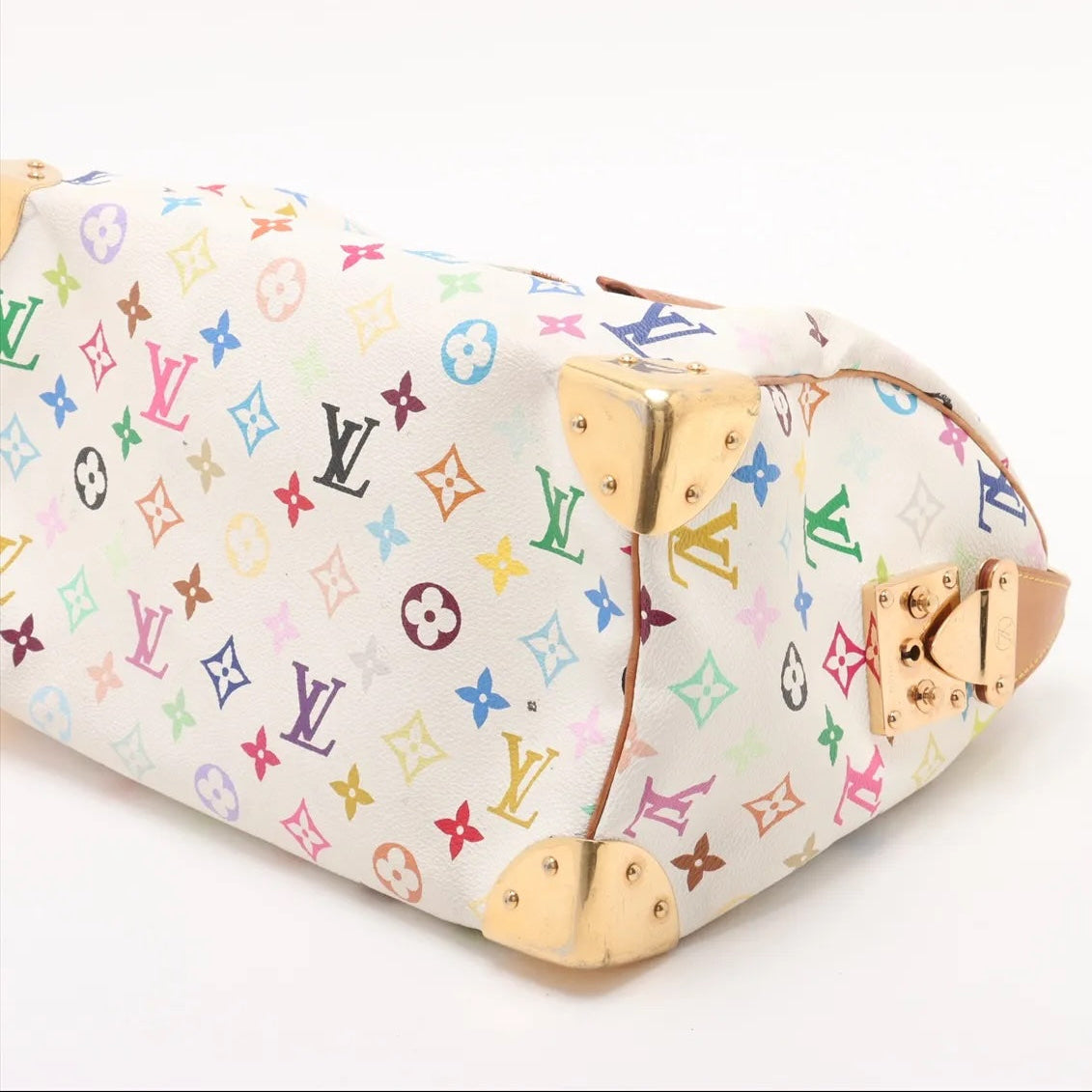 Pre-Owned Louis Vuitton Speedy 30 Murakami Monogram White Multicolor - Authenticated
